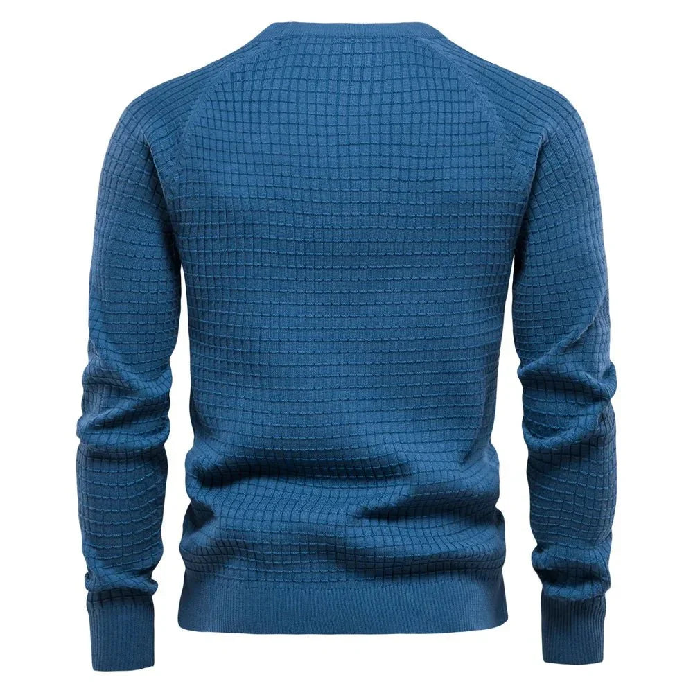Vincent | Men's Sweater with Diamond Pattern