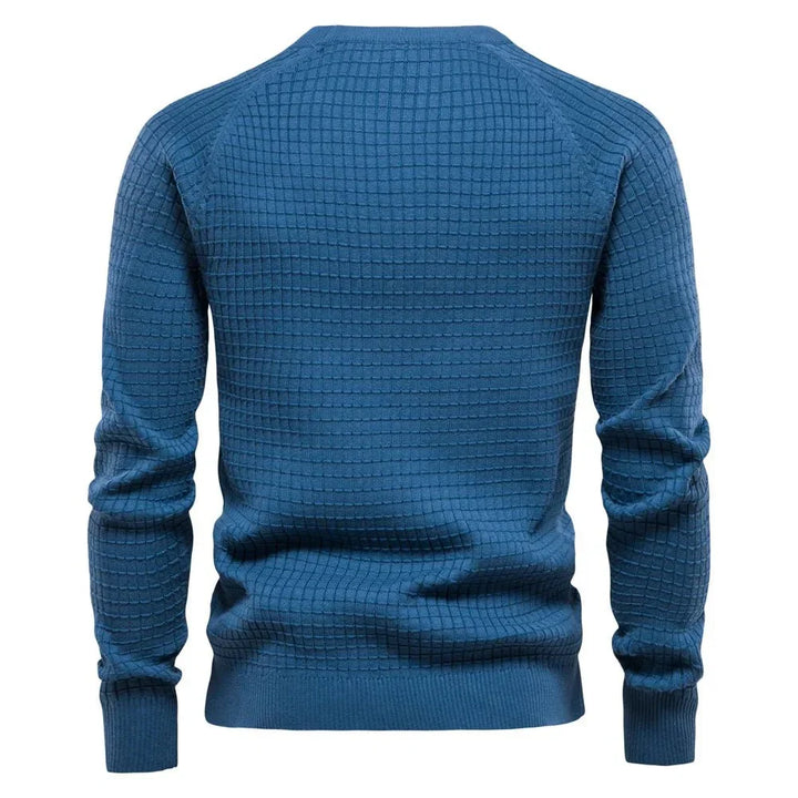 Vincent | Men's Sweater with Diamond Pattern