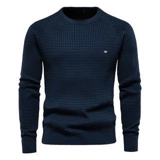Vincent | Men's Sweater with Diamond Pattern