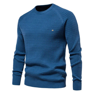Vincent | Men's Sweater with Diamond Pattern