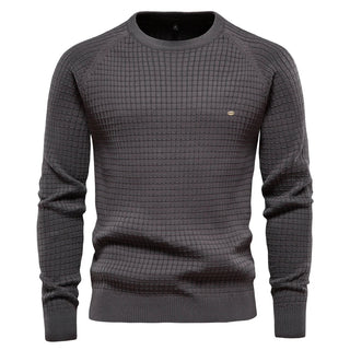 Vincent | Men's Sweater with Diamond Pattern