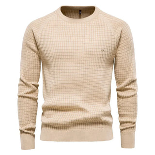 Vincent | Men's Sweater with Diamond Pattern