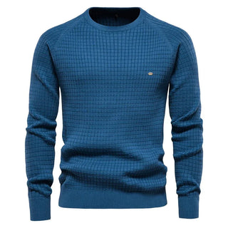 Vincent | Men's Sweater with Diamond Pattern