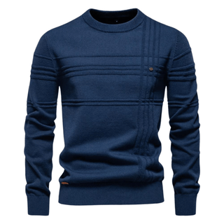 Gabriel | Men's Sweater with Diamond Pattern
