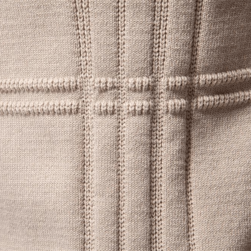 Gabriel | Men's Sweater with Diamond Pattern