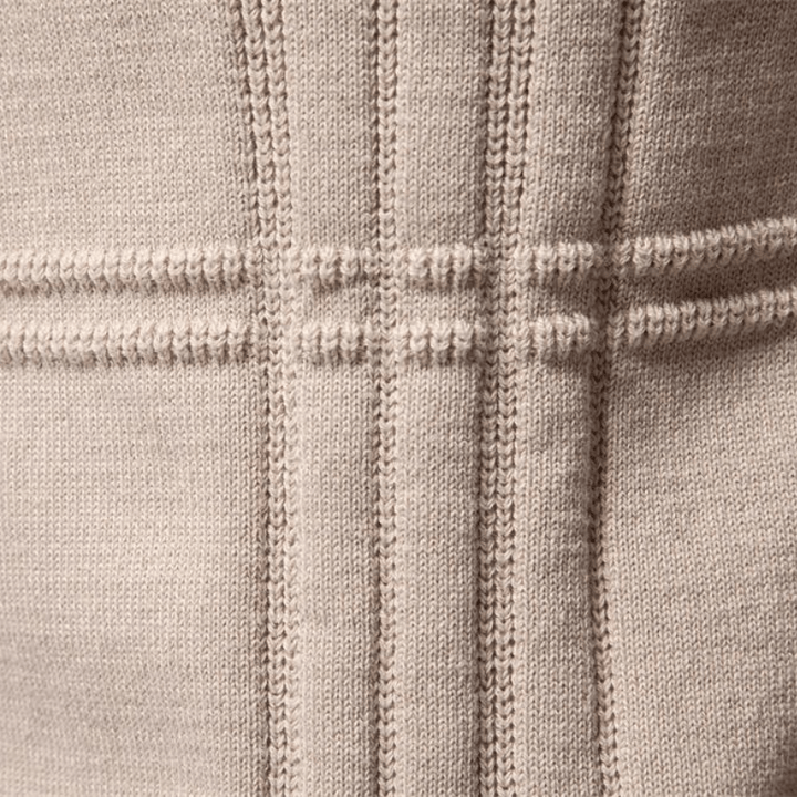 Gabriel | Men's Sweater with Diamond Pattern