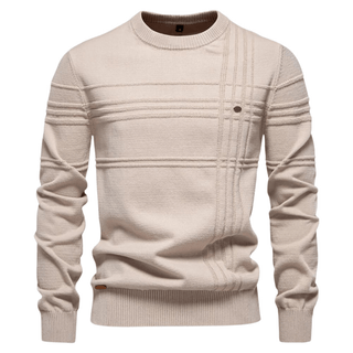 Gabriel | Men's Sweater with Diamond Pattern