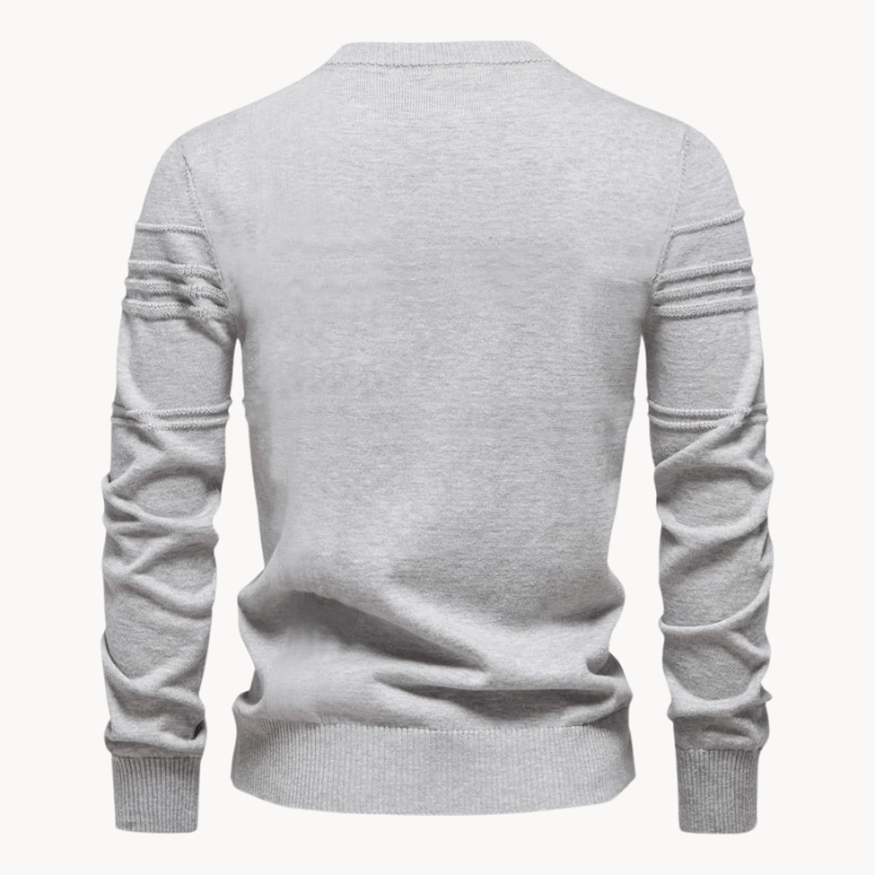 Gabriel | Men's Sweater with Diamond Pattern