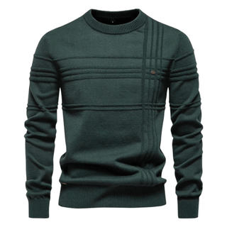 Gabriel | Men's Sweater with Diamond Pattern