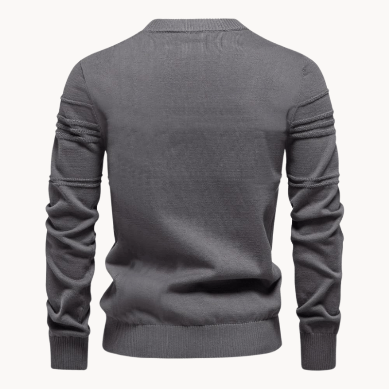 Gabriel | Men's Sweater with Diamond Pattern