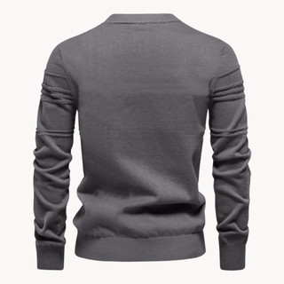Gabriel | Men's Sweater with Diamond Pattern