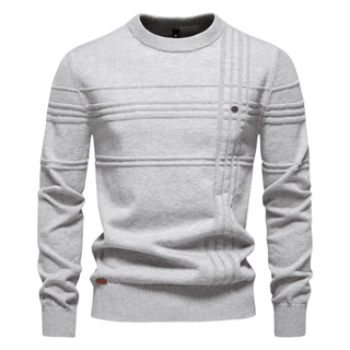 Gabriel | Men's Sweater with Diamond Pattern