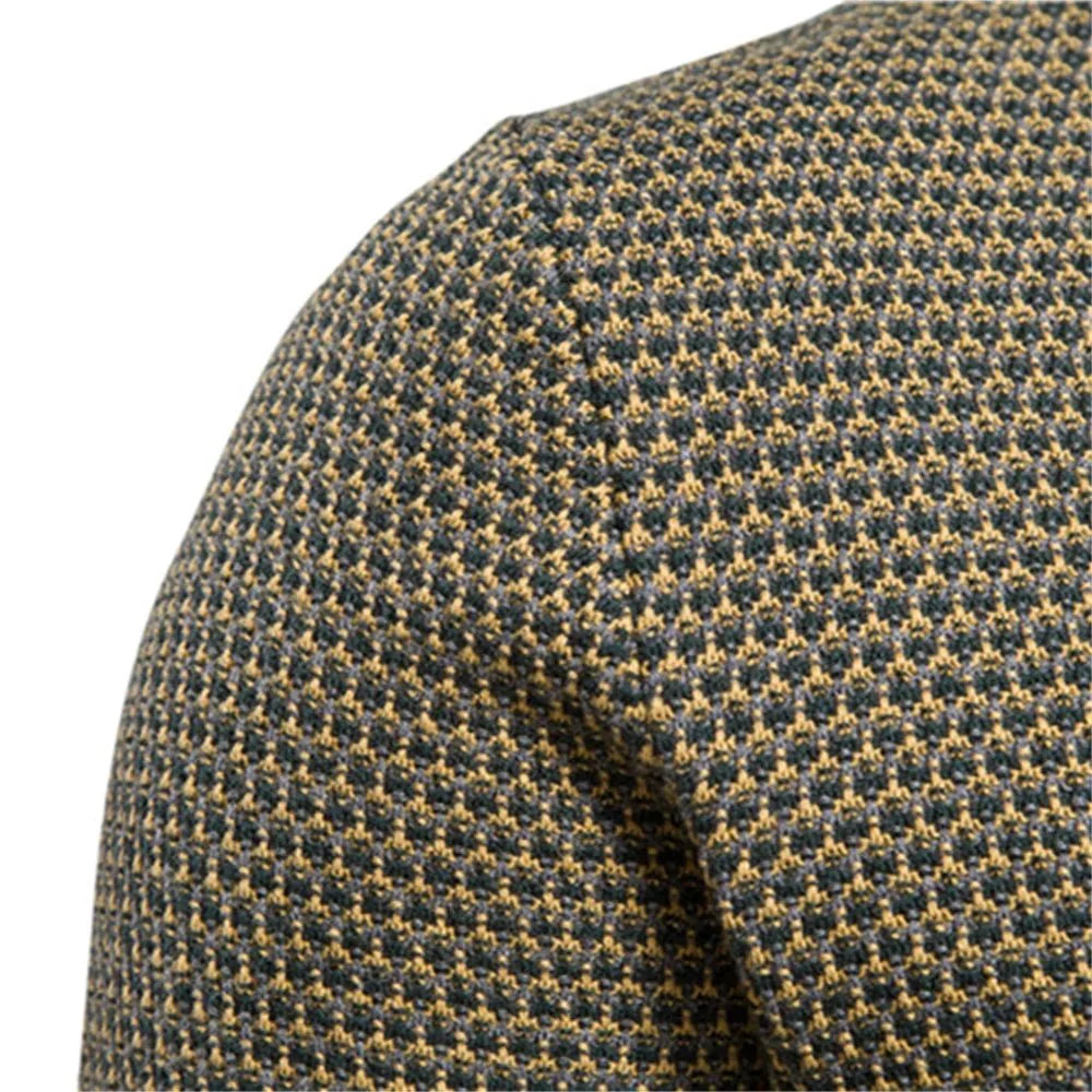 Julius | Men's Sweater with Diamond Pattern