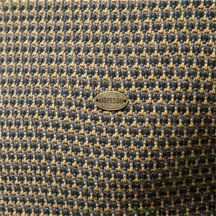 Julius | Men's Sweater with Diamond Pattern