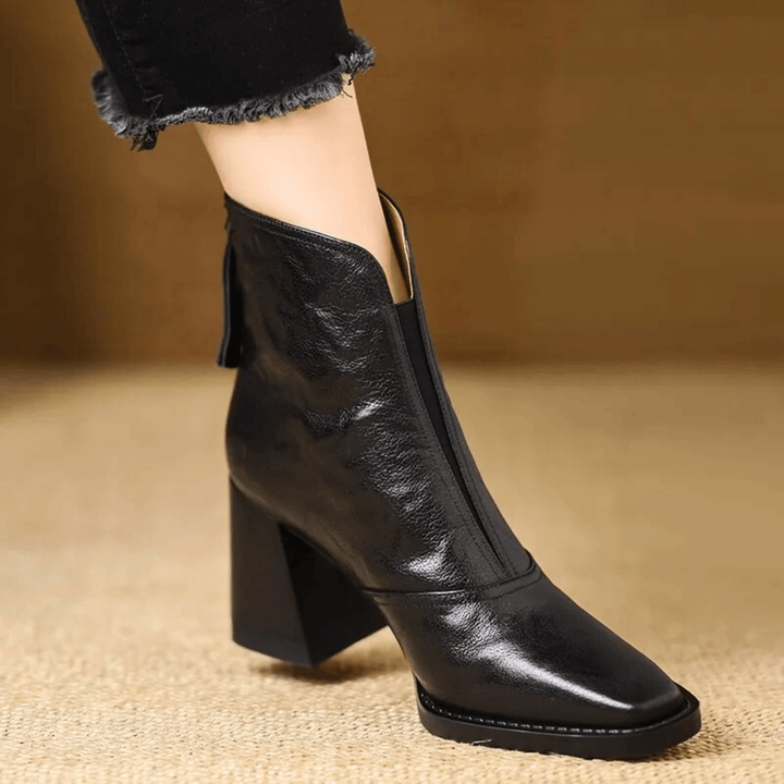 Rosalie | Luxurious Mid-Heel Ankle Boots