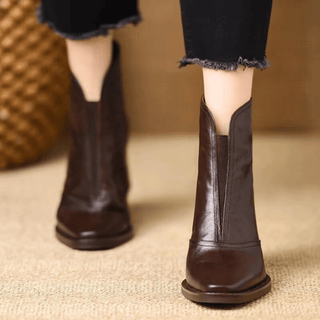 Rosalie | Luxurious Mid-Heel Ankle Boots